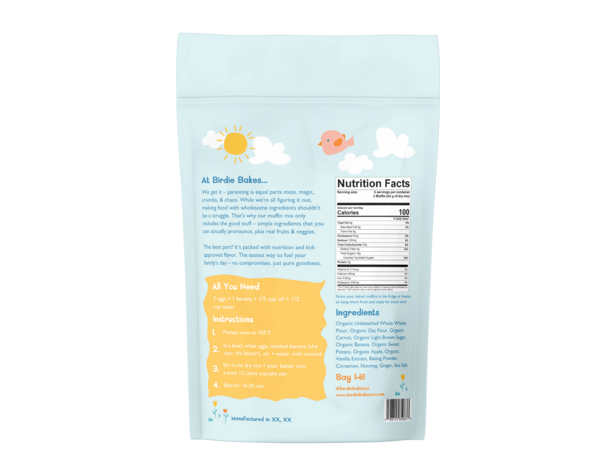 Banana Muffin Mix