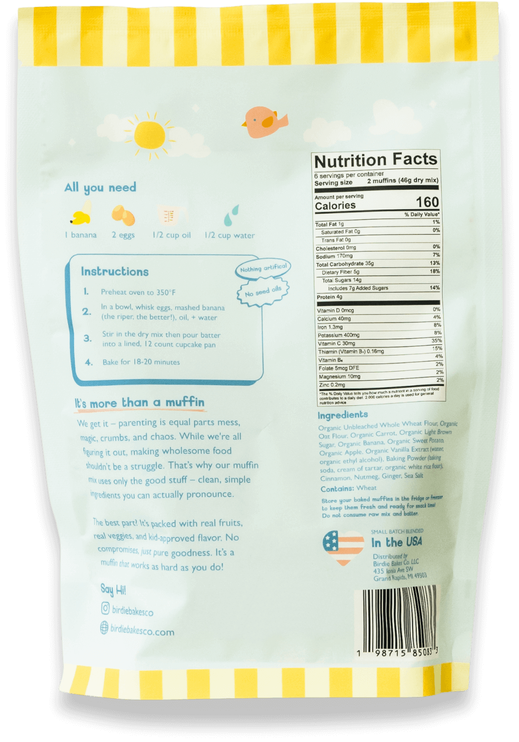 Banana Muffin Mix